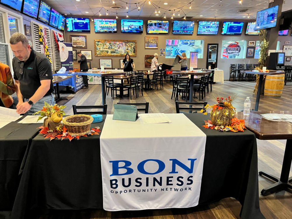 BON table at an event